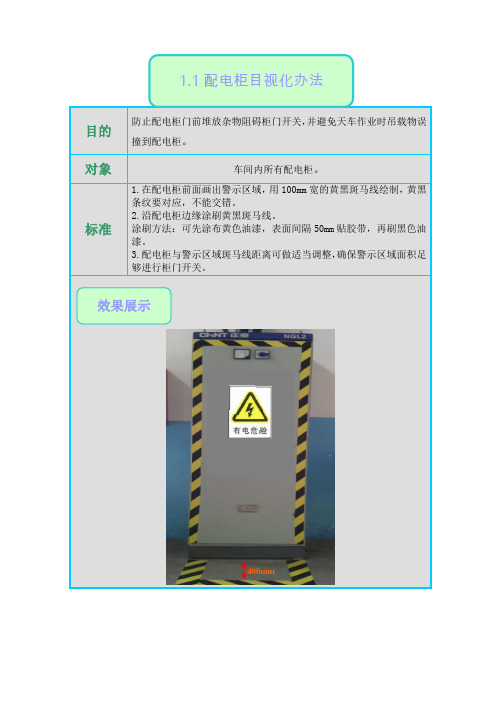 配电柜安全标识