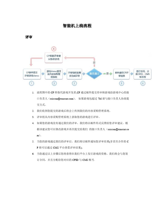 腾讯手机游戏Android游戏上线流程