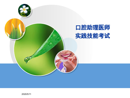 口腔医师助理医师考试PPT课件
