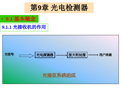 9第9章光电检测器解析