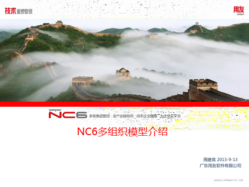 2-用友NC6多组织模型介绍