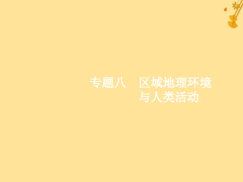 (浙江选考)2019版高考地理大二轮复习-专题八 区域地理环境与人类活动 22 认识大洲、地区与国家课件