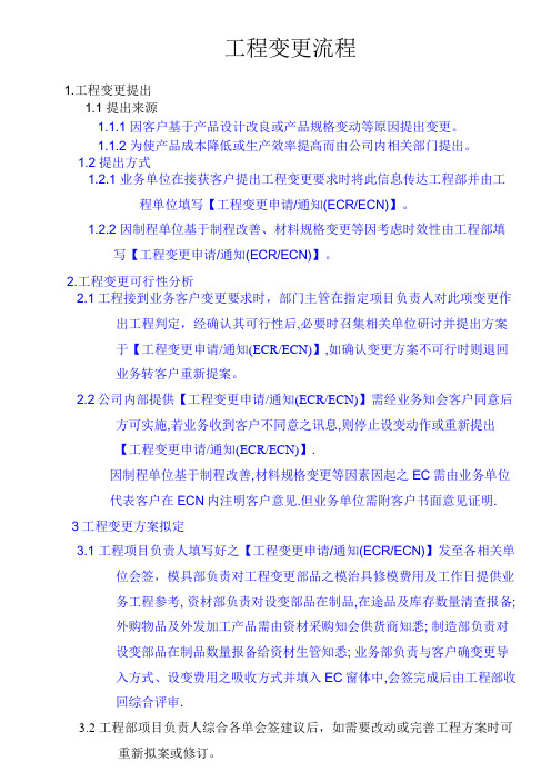 工程变更流程