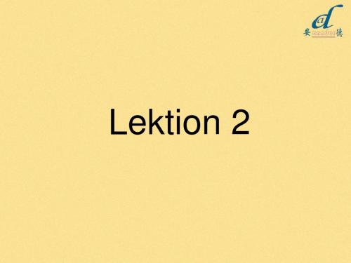 Lektion2