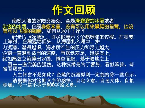沉潜作文讲评
