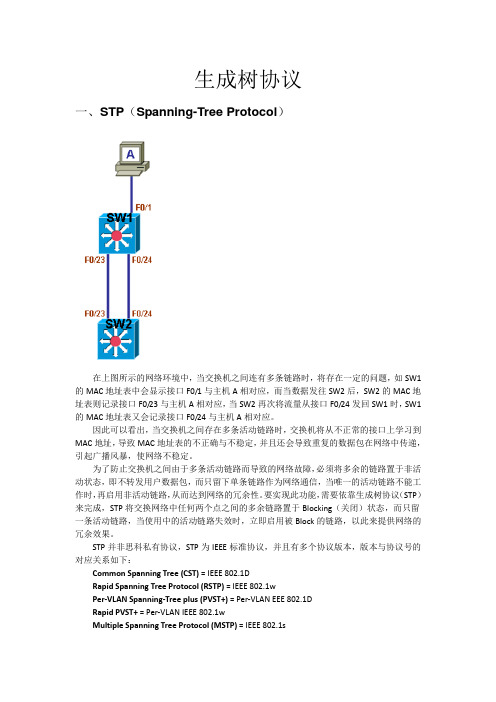 快速生成树协议