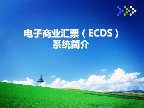 电子商票(ECDS)系统简介.