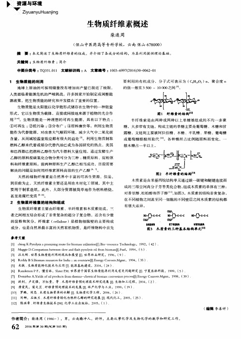 生物质纤维素概述