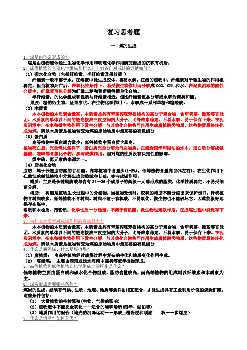 煤化学