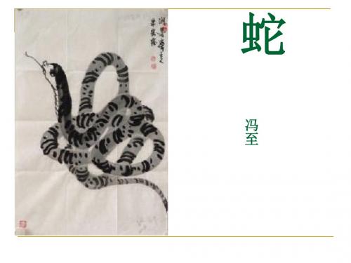 蛇-冯至