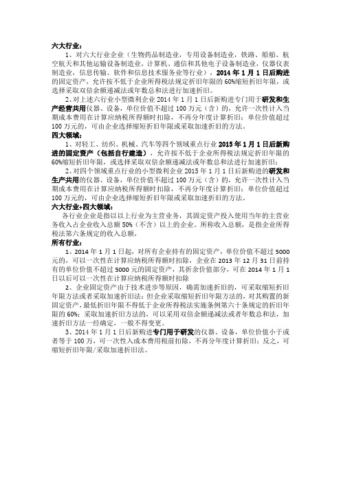 加速折旧