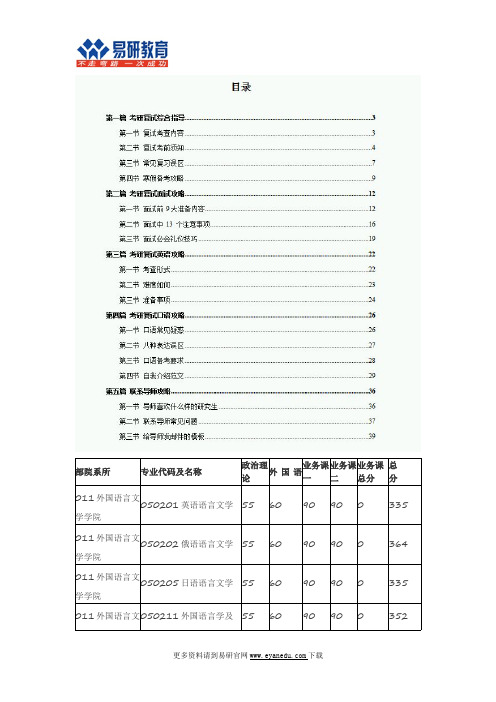 2016北京师范大学外国语言文学学院考研复试分数线、面试、英语口语、听力如何准备