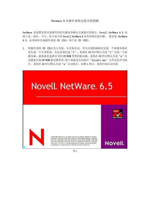 novell操作系统安装手册