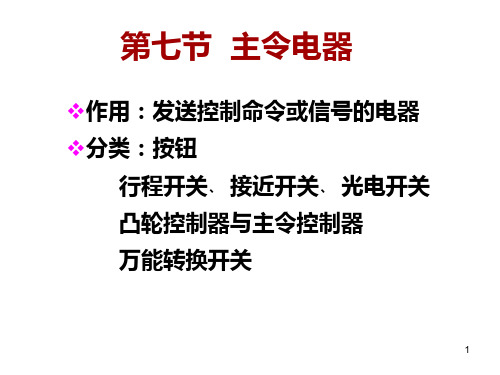 主令电器PPT课件