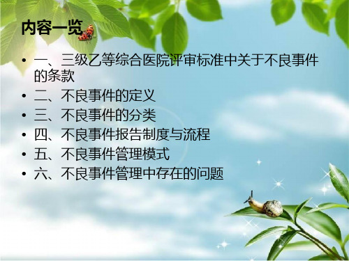 医疗安全不良事件培训幻灯片PPT