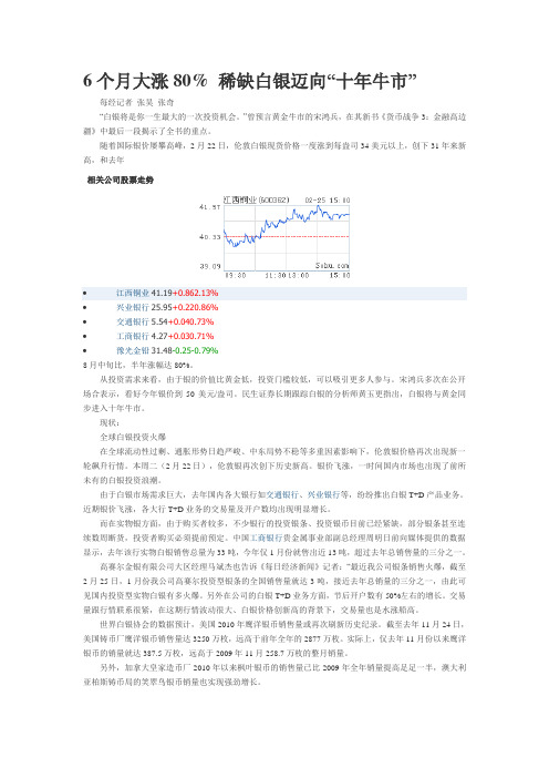 白银投资分析