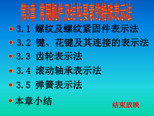 第7章 常用机件及结构要素的特殊表示法