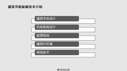 节能低碳技术介绍PPT课件