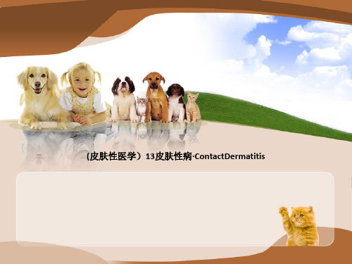 (皮肤性医学)13皮肤性病·ContactDermatitis