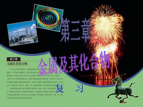高一化学必修1第三章_金属及其化合物全章复习(最新)