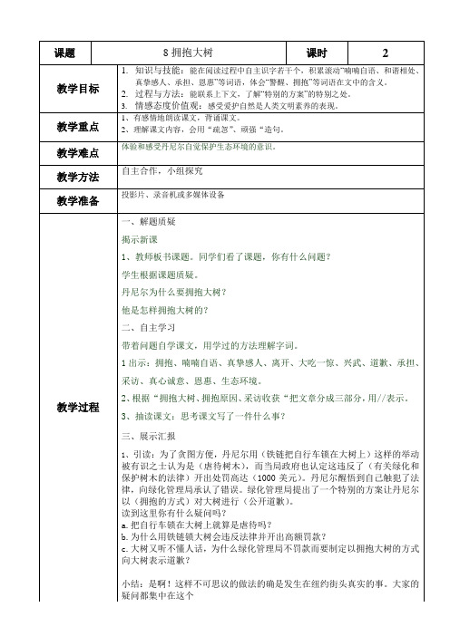 8拥抱大树