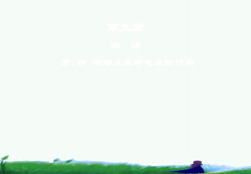 高三物理一轮复习课件第九章 第1讲 磁场及其对电流的作用