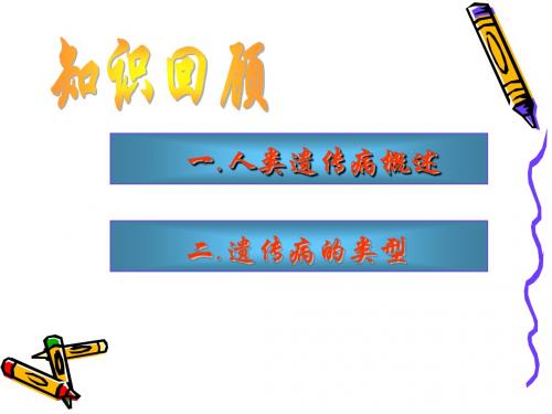 生物：6.2《遗传咨询与优生》课件(浙科版必修2)