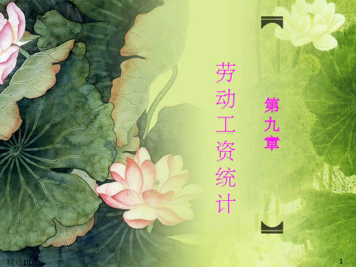 劳动工资统计ppt课件