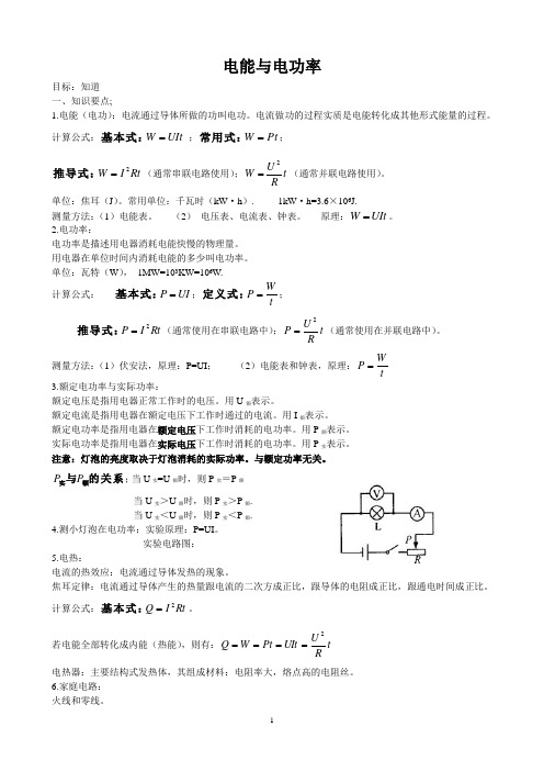 电能与电功率