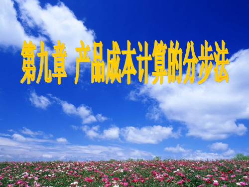 第9章分步法