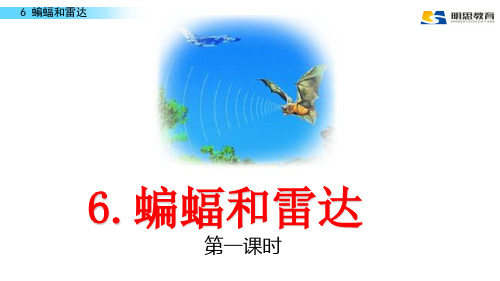 (完整)四级语文上册《蝙蝠和雷达》精品PPT资料精品PPT资料