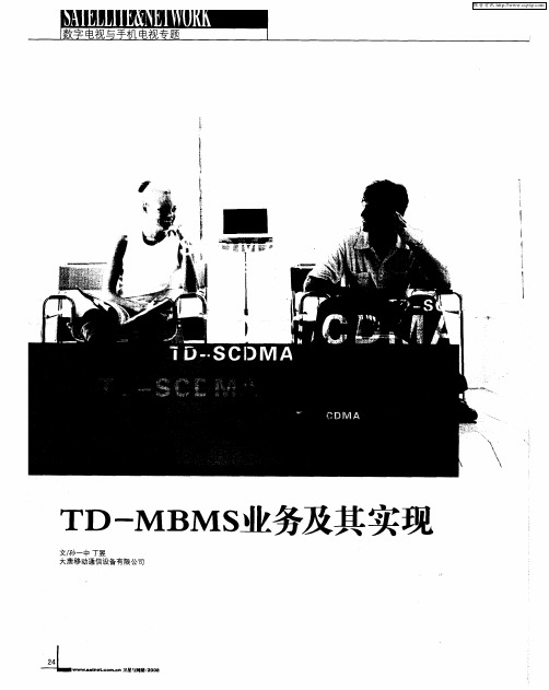TD-MBMS业务及其实现