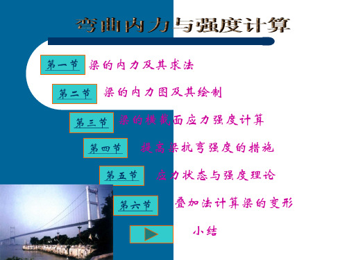 工程力学8、弯曲内力与强度计算