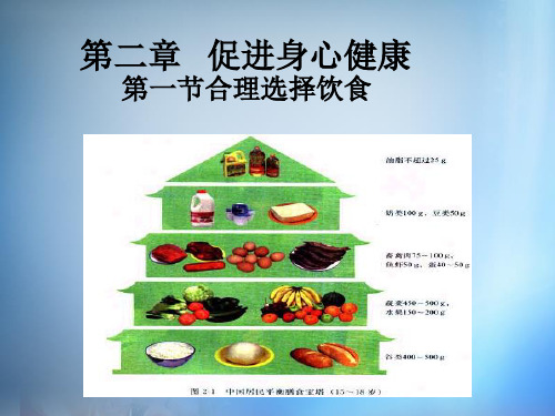 高中化学 2.1《合理选择饮食》课件 新人教版选修1