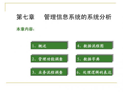 7-MIS系统分析