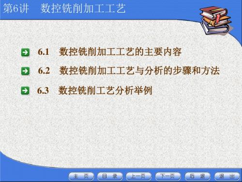 数控机床编程与操作6、数控铣削加工工艺