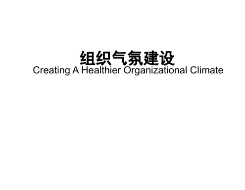 HAY— 组织气氛调查原理与问卷