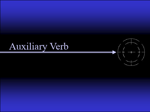 Auxiliary Verb
