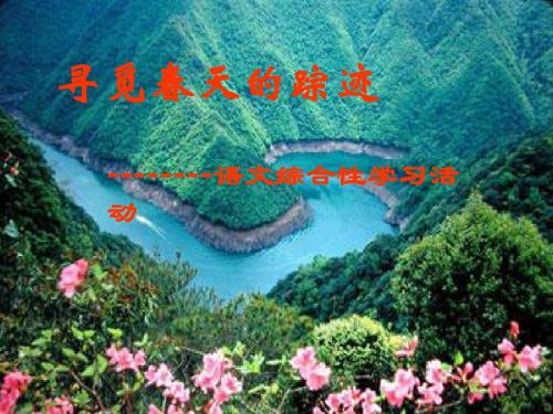 寻觅春天的足迹课件