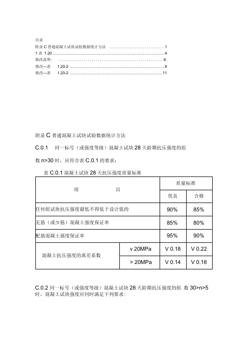 sl176-2003水利混凝土、砂浆试块评定表[精华]