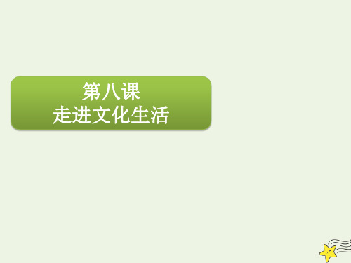 高三政治一轮复习第十二单元第八课走进文化生活课件必修