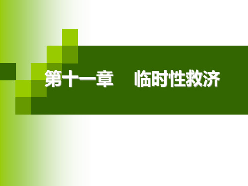民事诉讼   临时性救济
