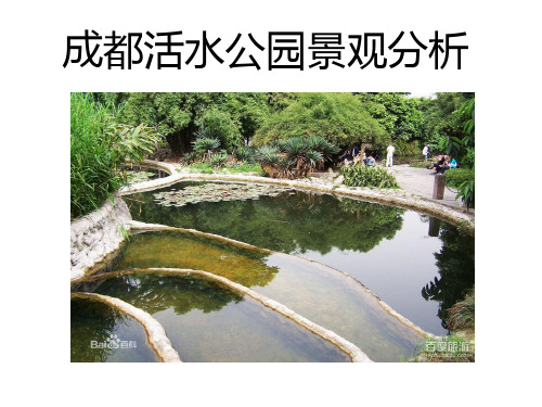 成都活水公园景观分析