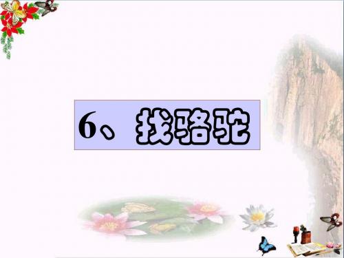 《找骆驼》PPT优秀课件