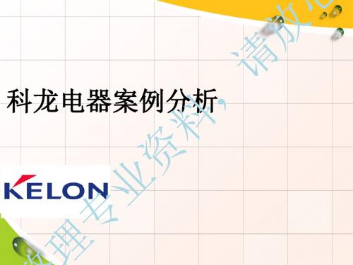 《科龙电器资产质量分析》