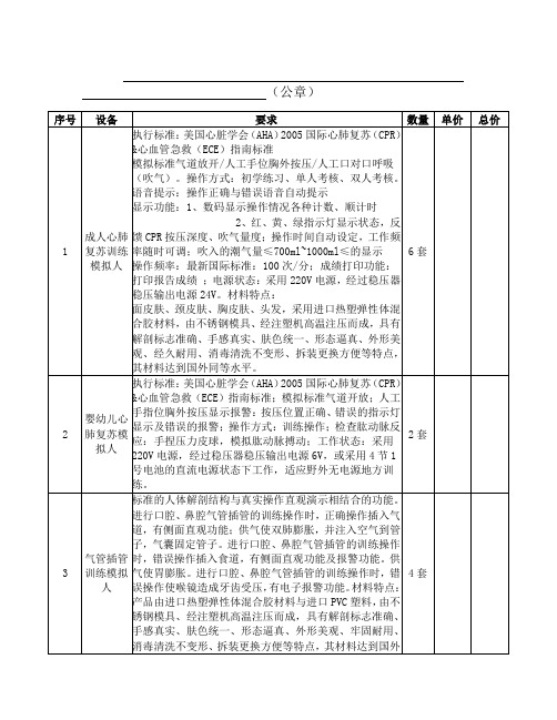 成人心肺复苏训练模拟人