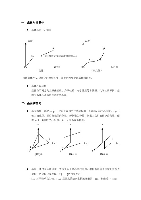 拉单晶工艺