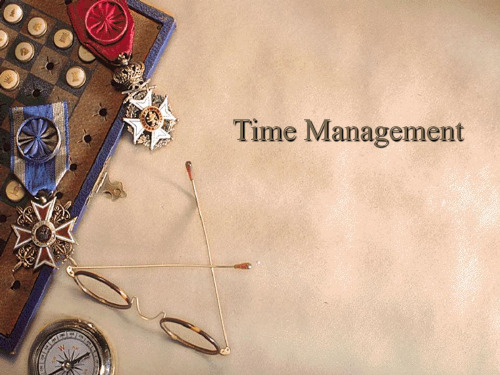 TimeManagement课件