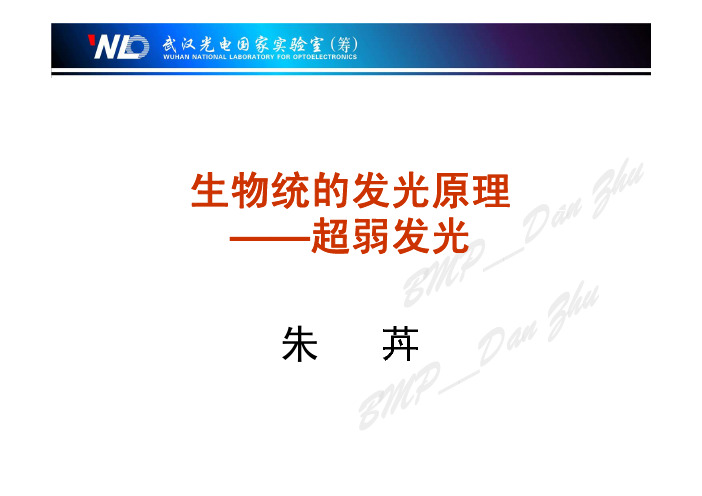 -1.生物系统的发光原理--超弱发光