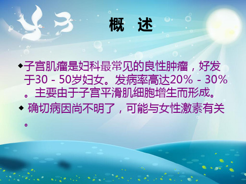 子宫肌瘤介入治疗最终版课件